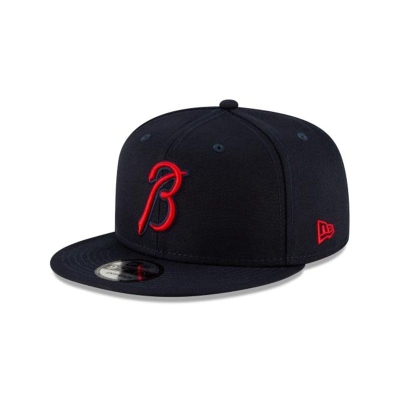 Atlanta Braves Gorra | New Era MLB Ligature 9fifty Snapback Cap Mexico - Azules